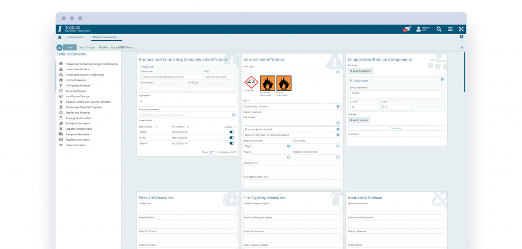 Screen of the ILIAS Solution software